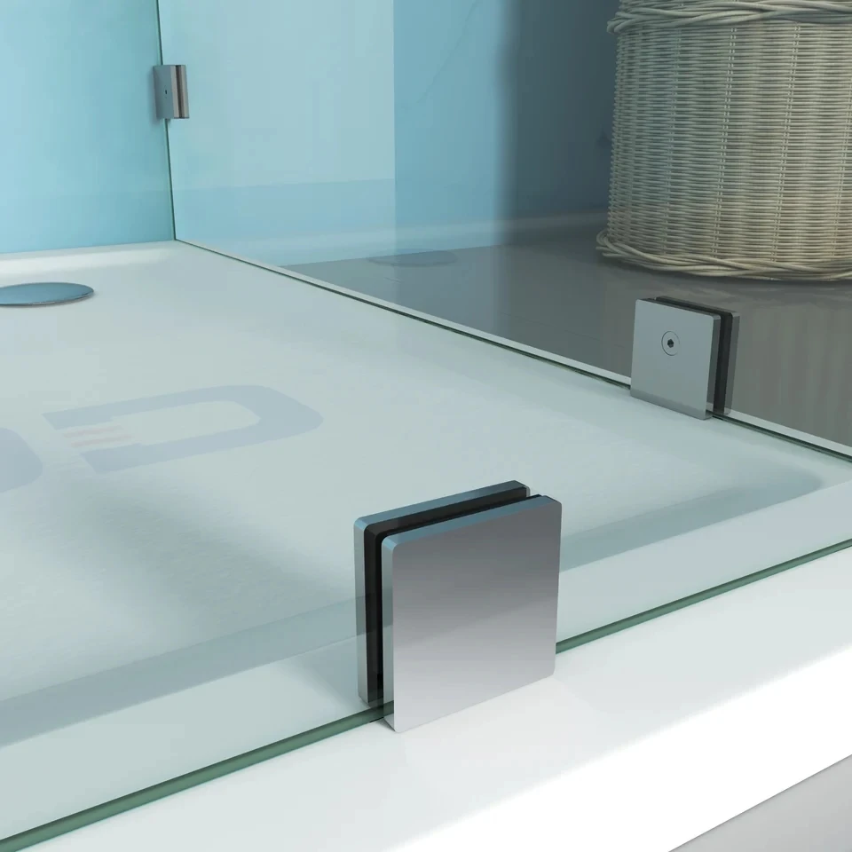Custom Frameless Rectangle Shower Enclosure