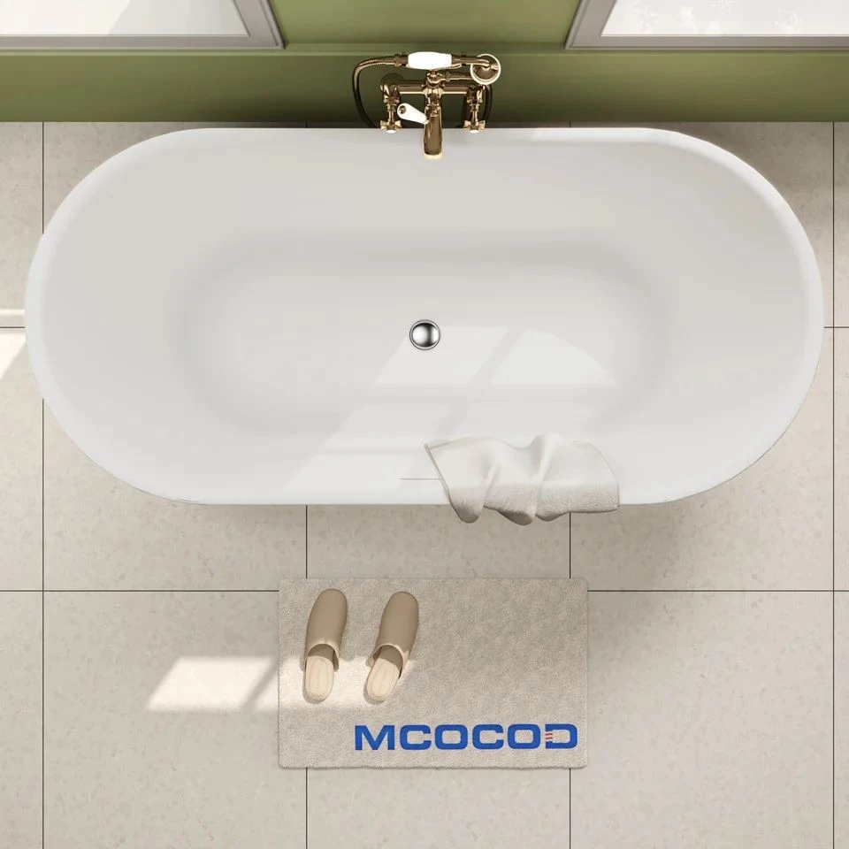 Oval Acrylic Freestanding Soaking Bathtub Oval Acrylic Freestanding Soaking Bathtub