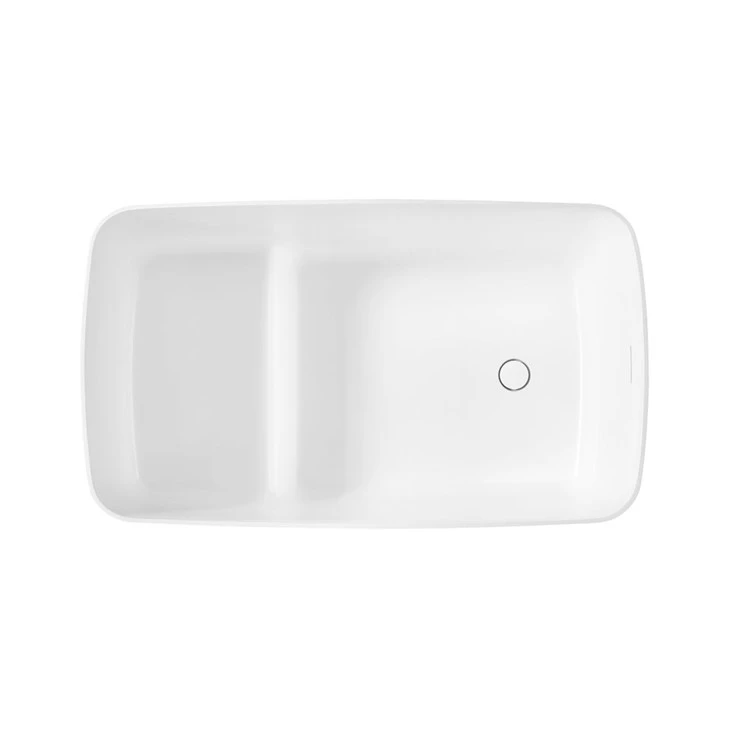 Rectangular Acrylic Solid Surface Bathtub