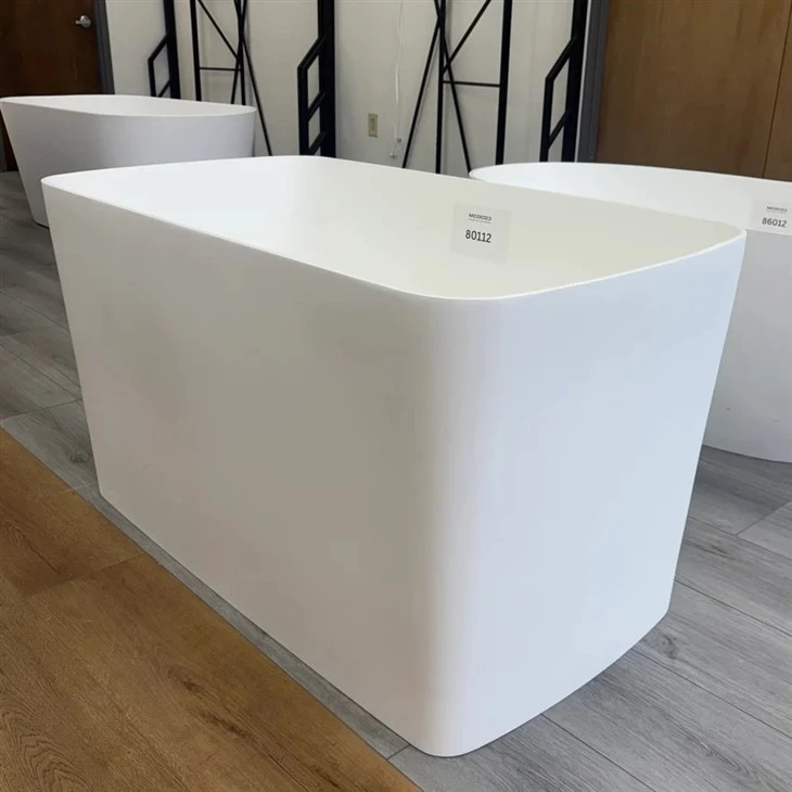 Rectangular Acrylic Solid Surface Bathtub