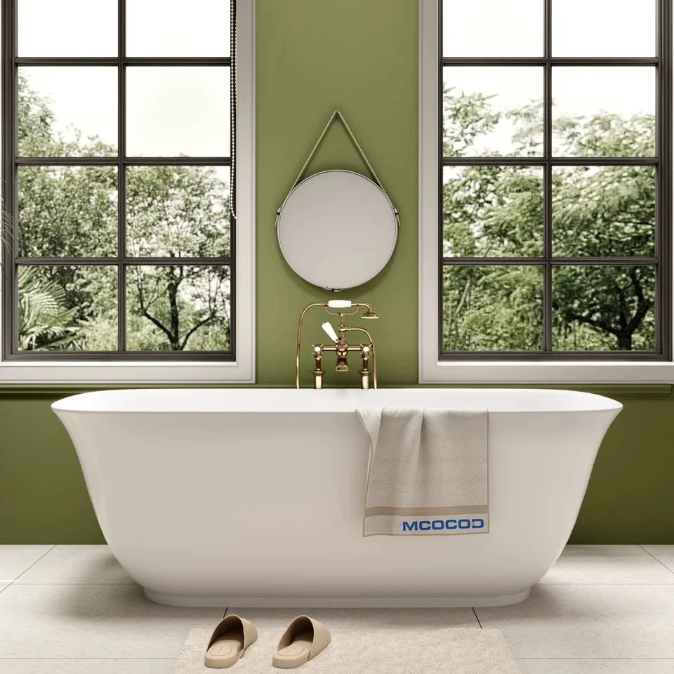Acrylic Toe Tap Freestanding Bathtub Acrylic Toe Tap Freestanding Bathtub