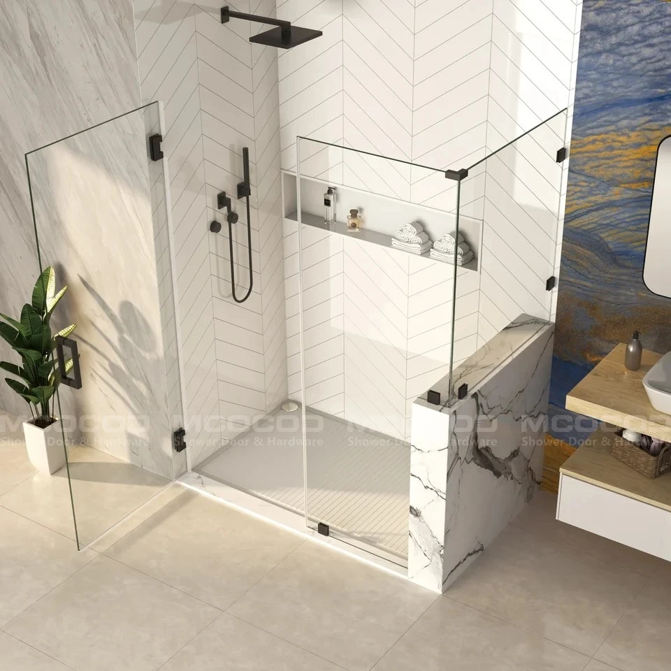 Custom Corner Swing Shower Door Custom Corner Swing Shower Door