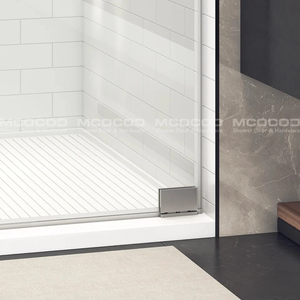 Custom Frameless Hinged Shower Door