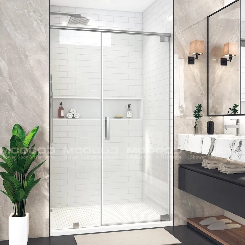 Custom Frameless Hinged Shower Door