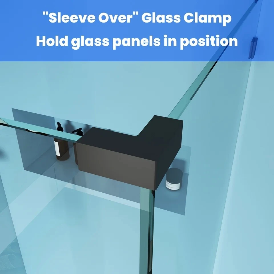 Custom Frameless Rectangle Shower Enclosure high quality