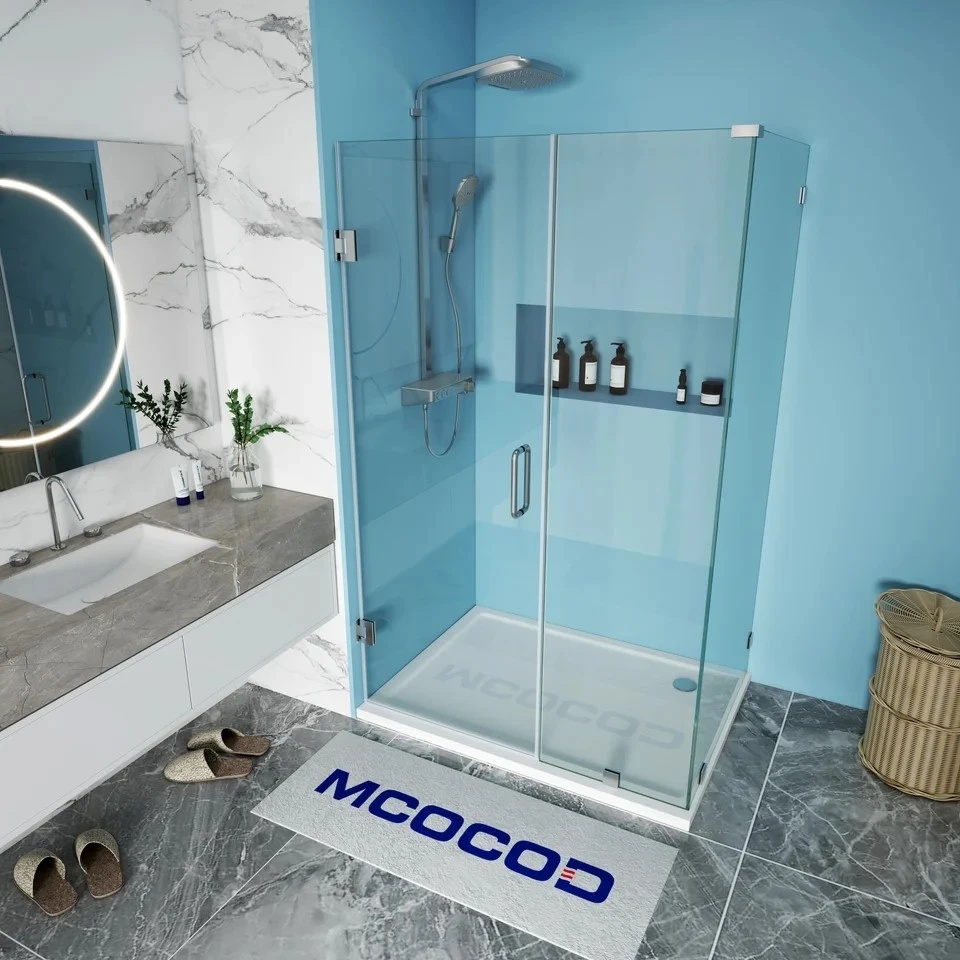 Custom Frameless Rectangle Shower Enclosure Custom Frameless Rectangle Shower Enclosure