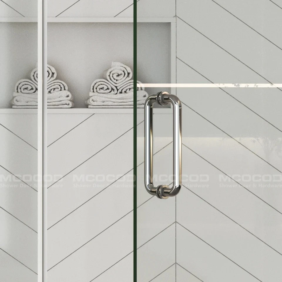 Custom Large Opening Swing Shower Door