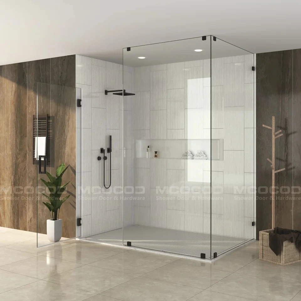 Custom Multi-Panel Shower Enclosure Custom Multi-Panel Shower Enclosure