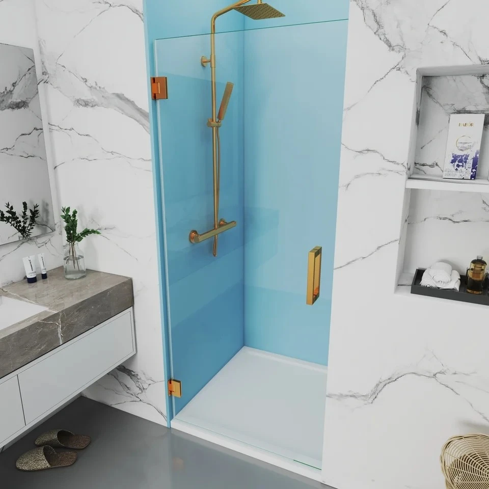 Custom Single Frameless Swing Shower Door