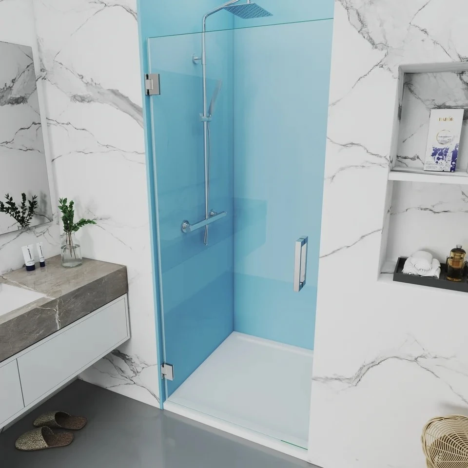 Custom Single Frameless Swing Shower Door