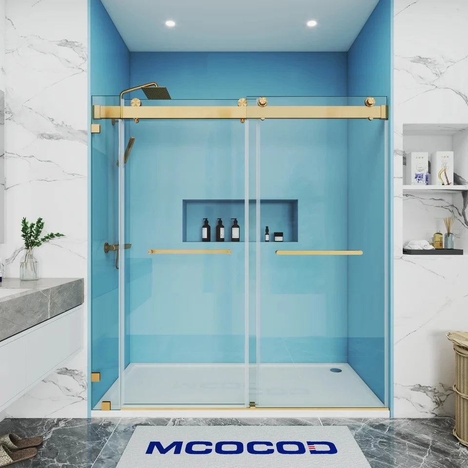 Custom Sliding Frameless Shower Door
