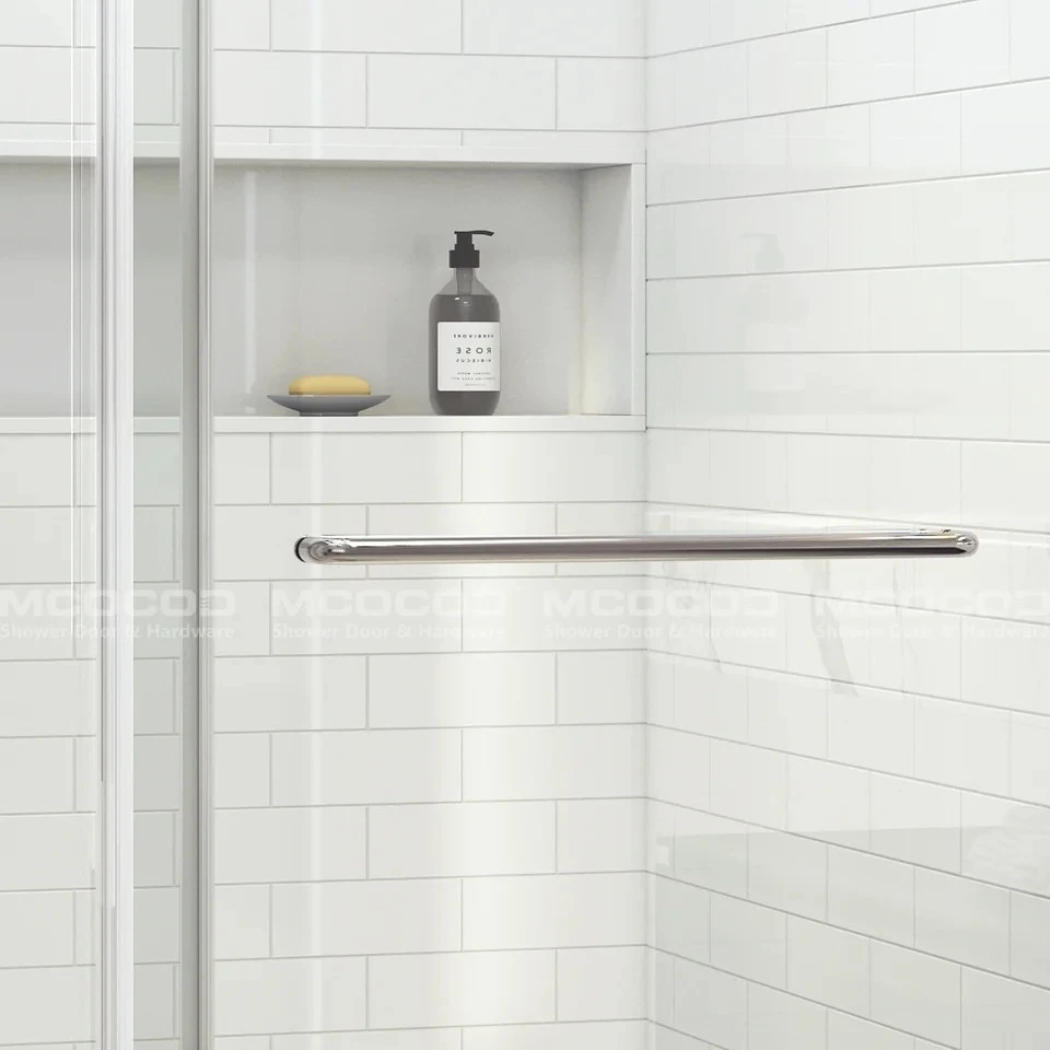 Custom Soft-Close Double Sliding Shower Door
