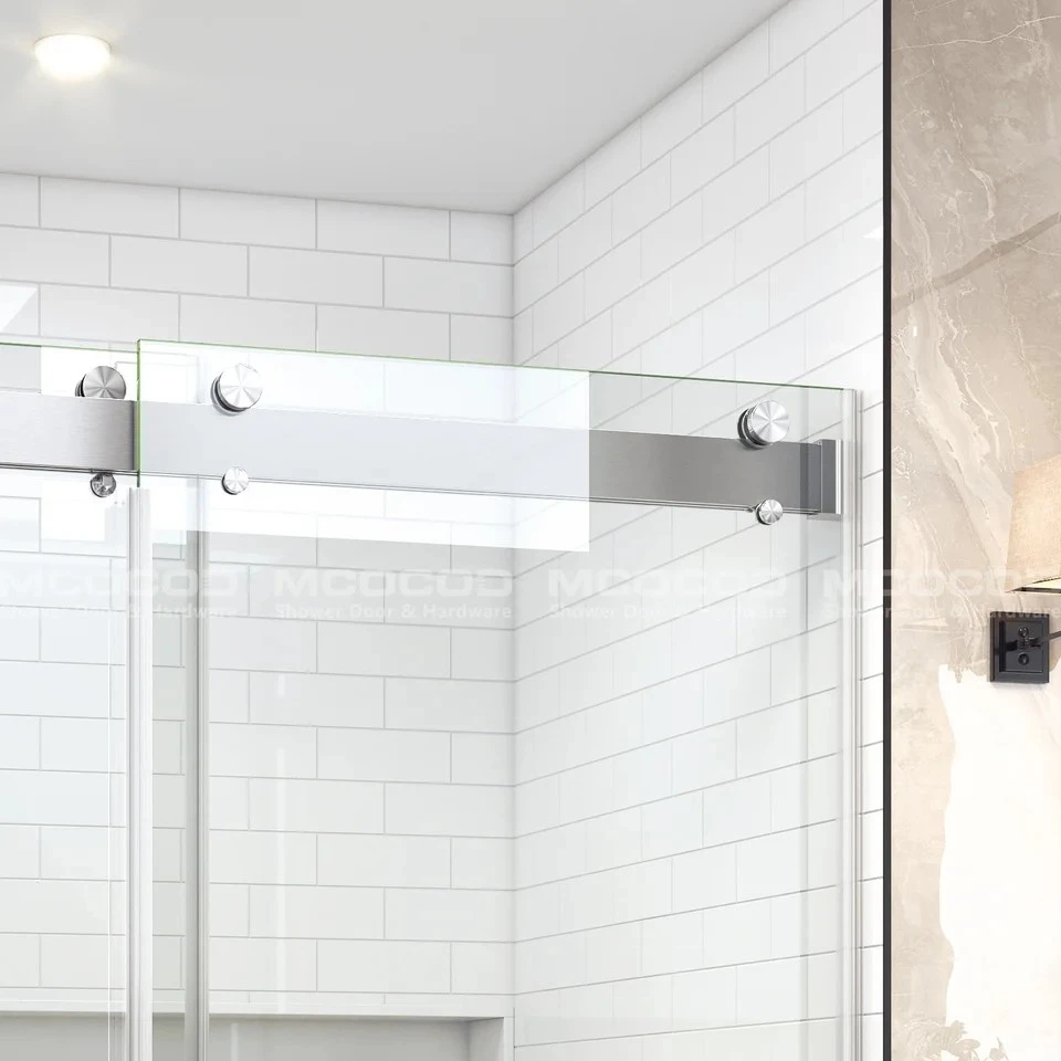 Custom Soft-Close Double Sliding Shower Door