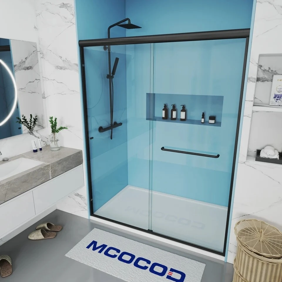 Double Sliding Framed Shower Door