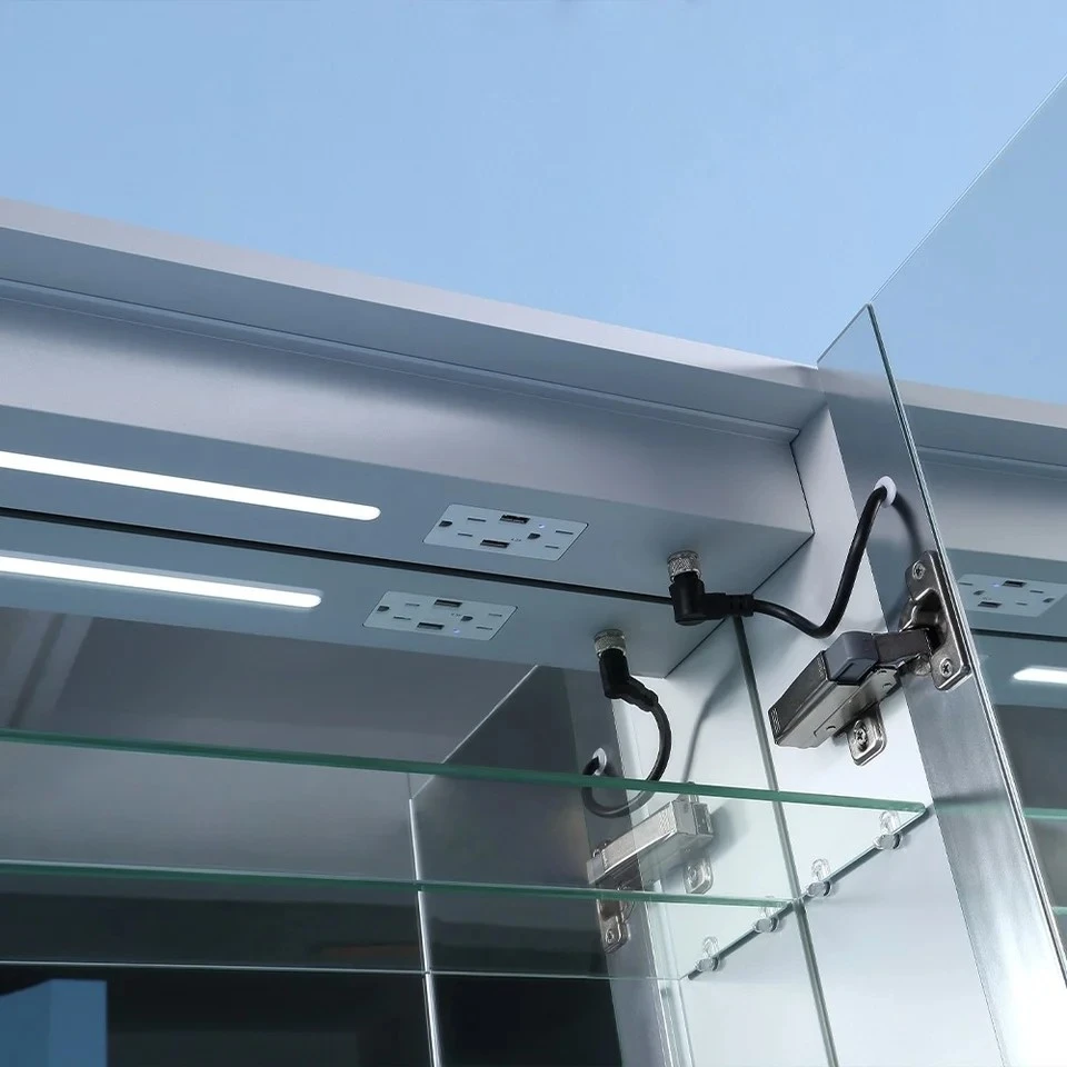 Frameless Rectangular LED Medicine Cabinet