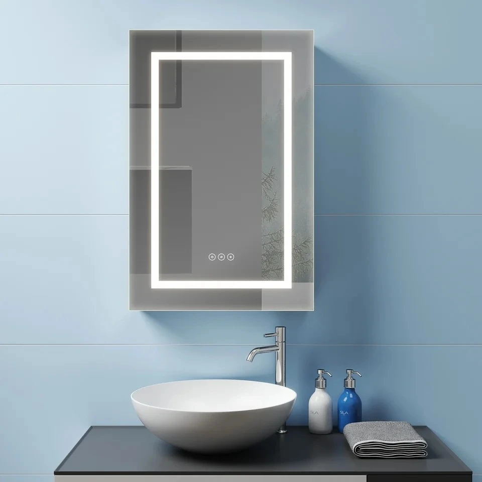 Left Open LED Medicine Cabinet Mirror