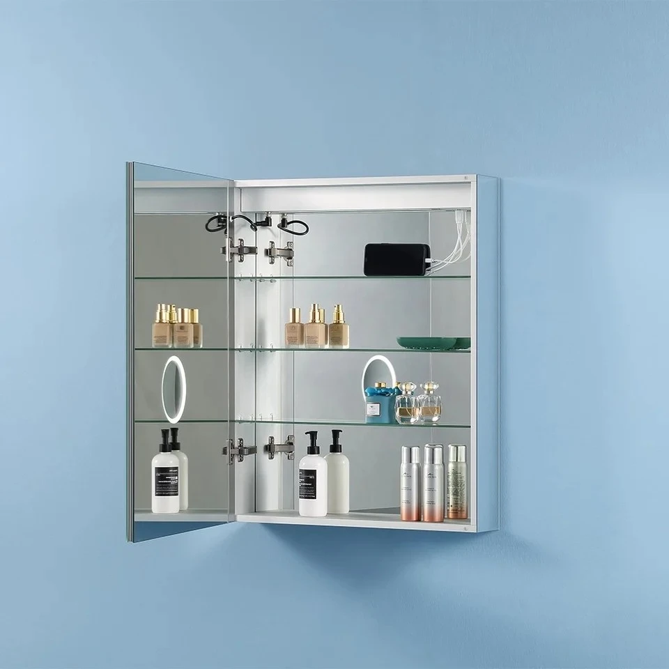 Left Open LED Medicine Cabinet Mirror Left Open LED Medicine Cabinet Mirror
