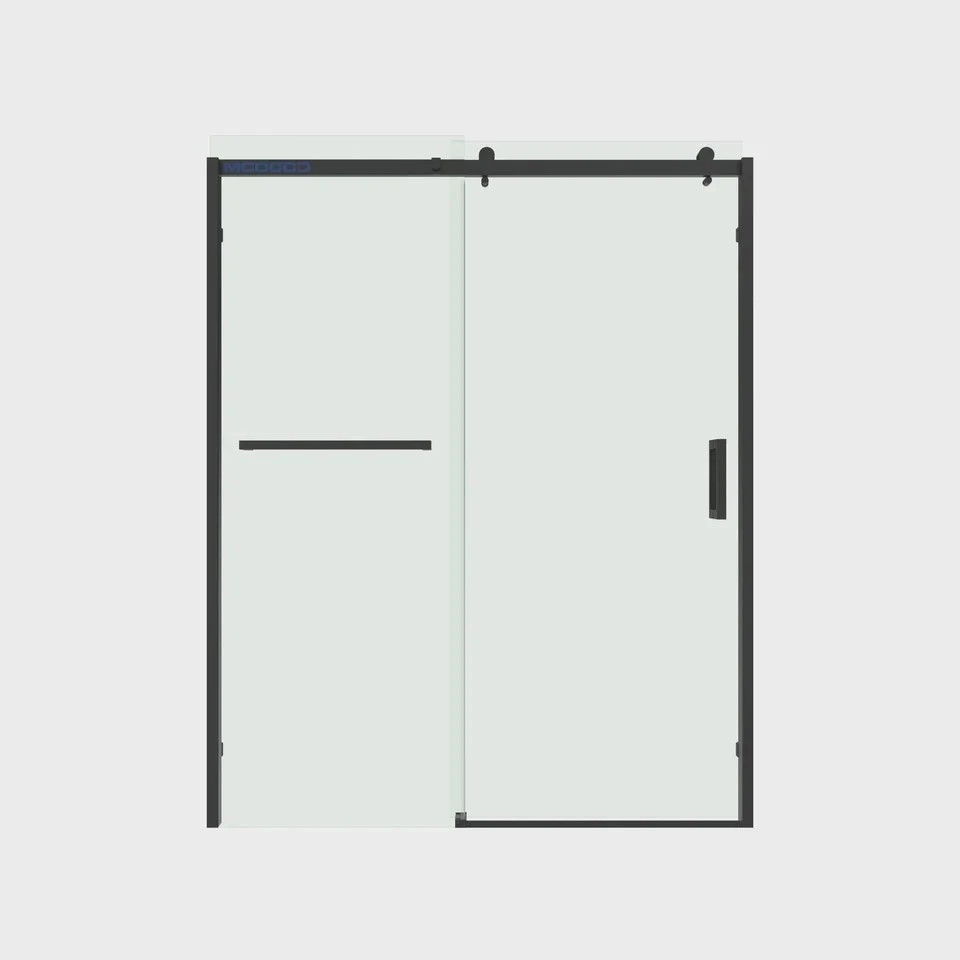 Single Sliding Semi-Frameless Shower Door