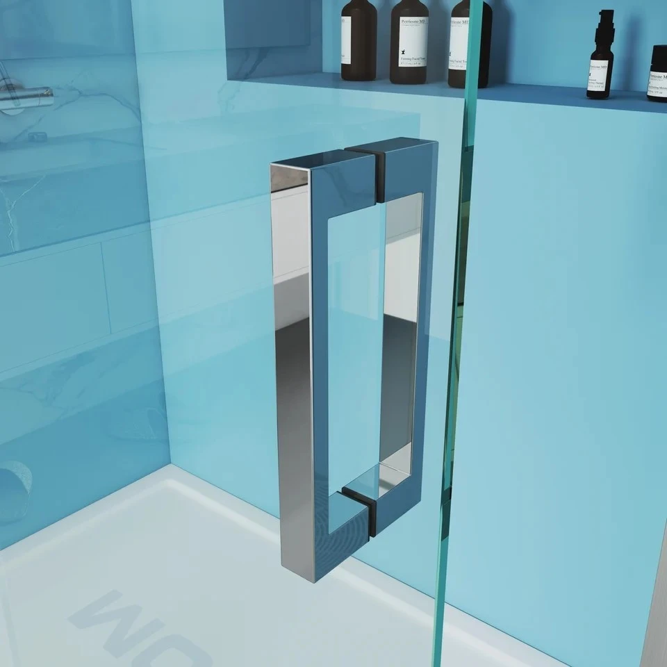 Single Sliding Semi-Frameless Shower Door