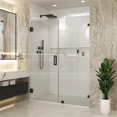 Custom Frameless Swing Shower Door Custom Frameless Swing Shower Door