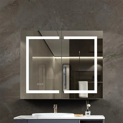 Frameless Double Door Medicine Cabinet