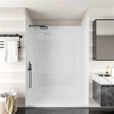 Horizontal Rectangle Shower Wall Panels