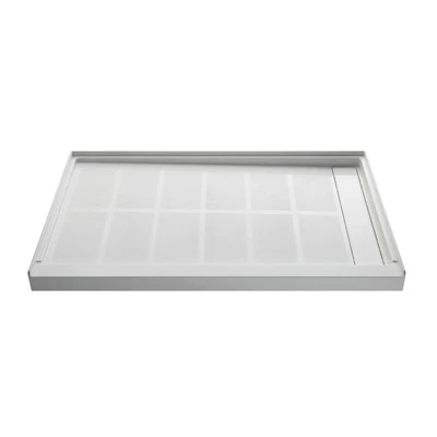 Solid Surface Right Drain Shower Base