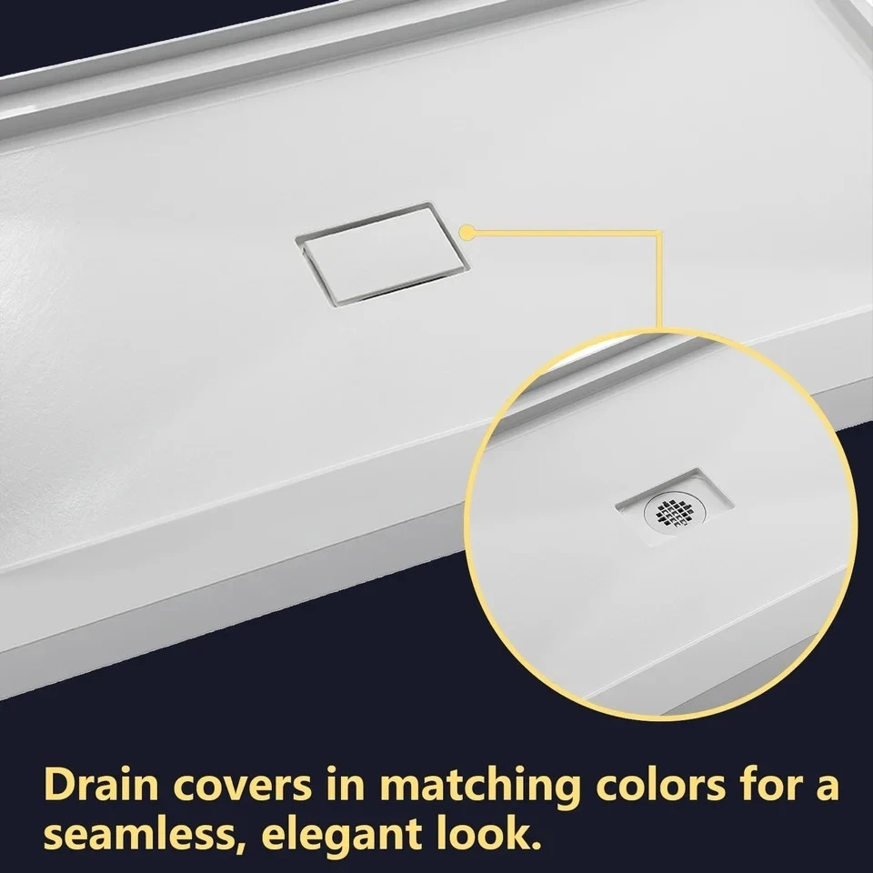 SMC Middle Drain Shower Base SMC Middle Drain Shower Base