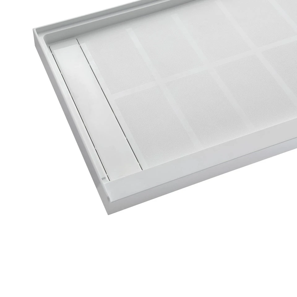 Solid Surface Left Drain Shower Base
