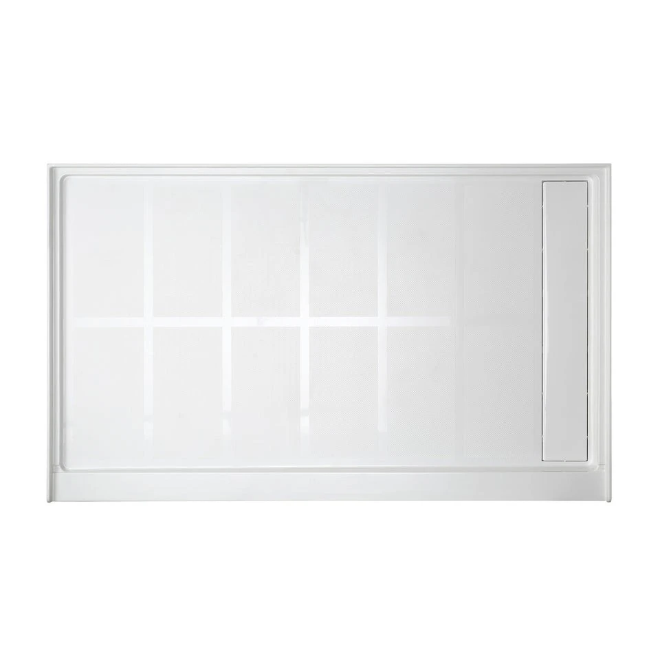 Solid Surface Left Drain Shower Base