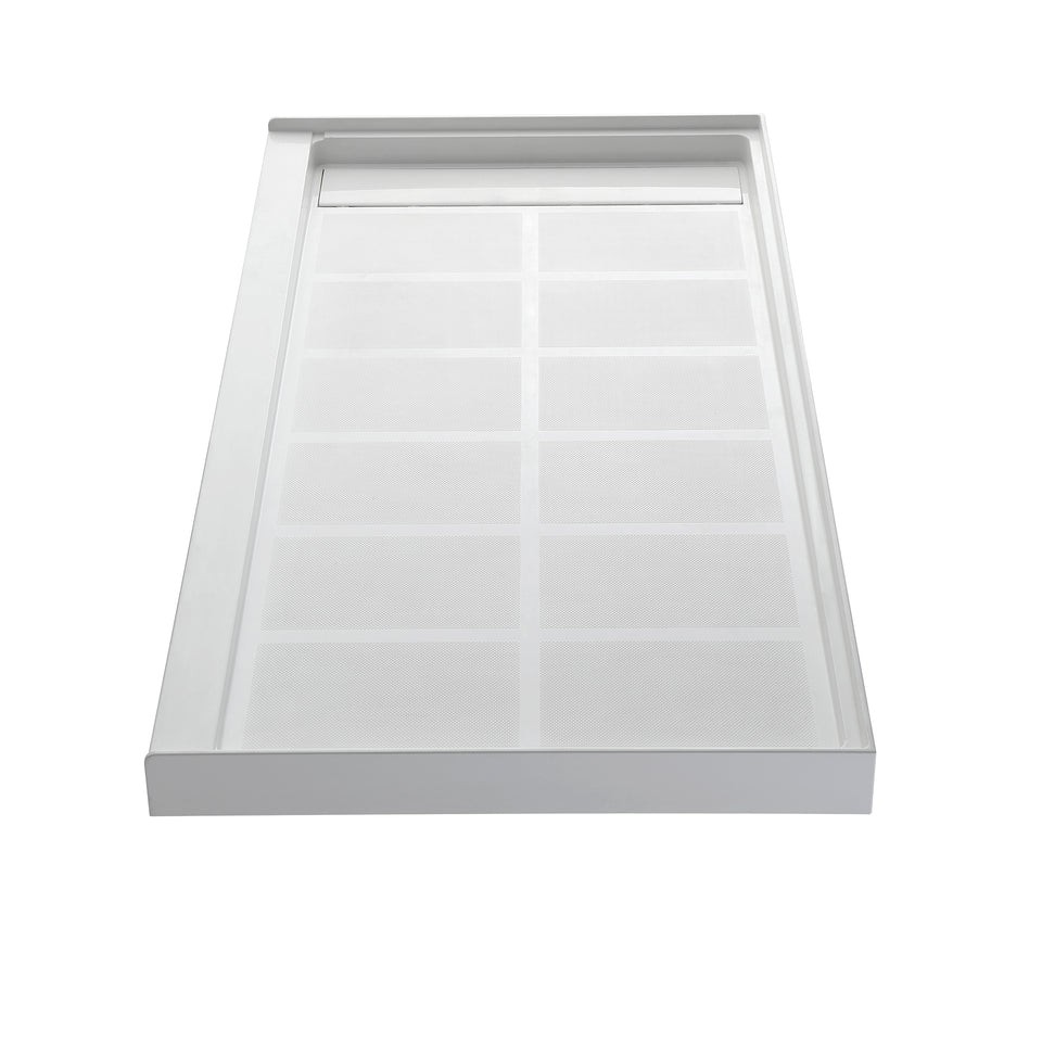 Solid Surface Right Drain Shower Base