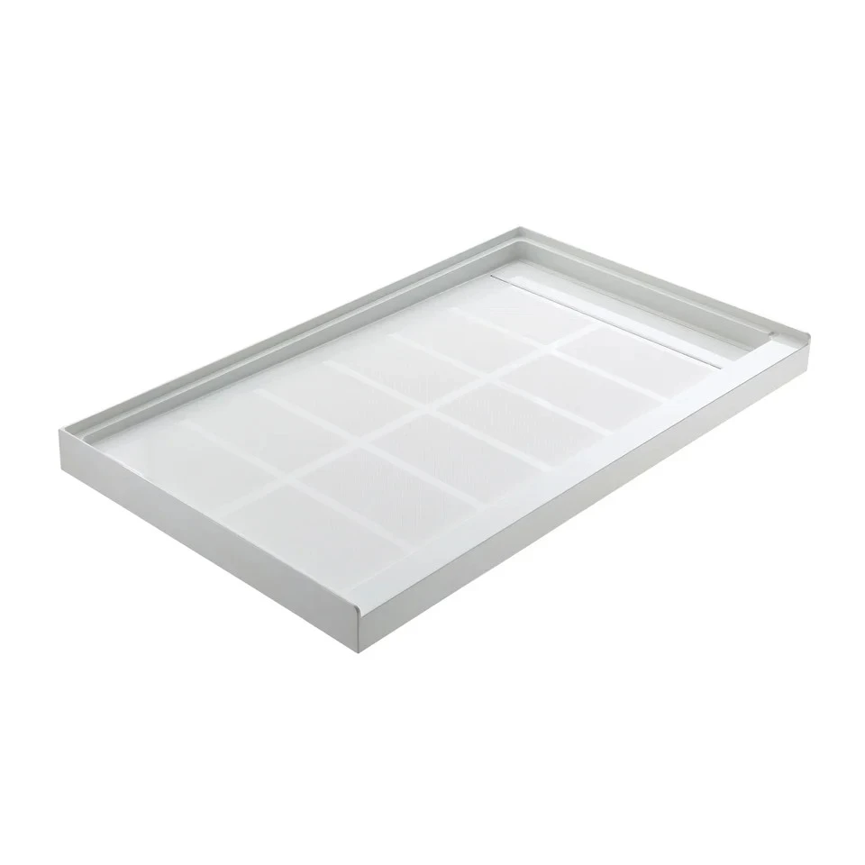 Solid Surface Right Drain Shower Base