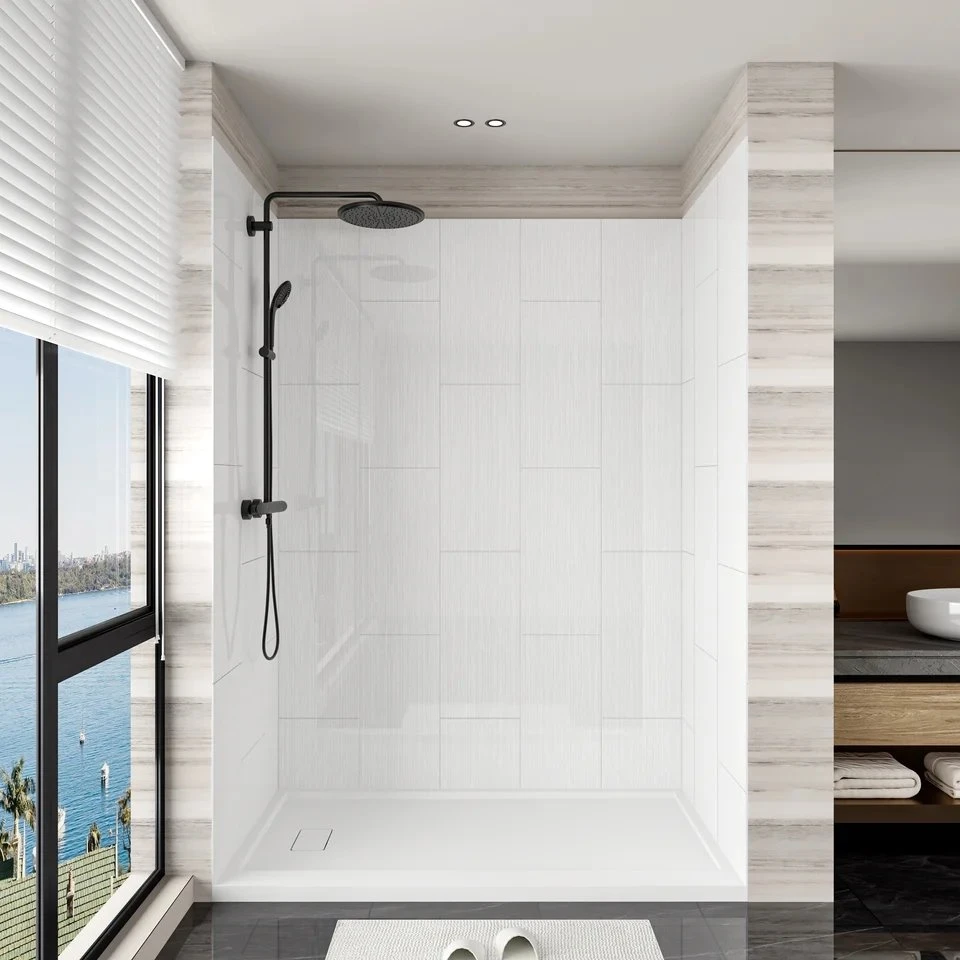 Vertical Rectangle Shower Wall Panels